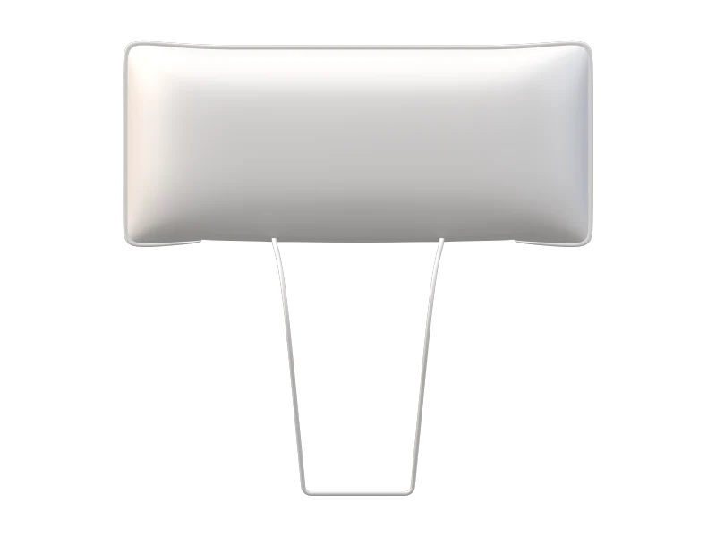 Stoffbezug - Kopfstütze mit Naht (Configurator)