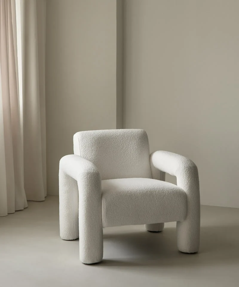 Sillón Tapizado con Reposabrazos Cloud