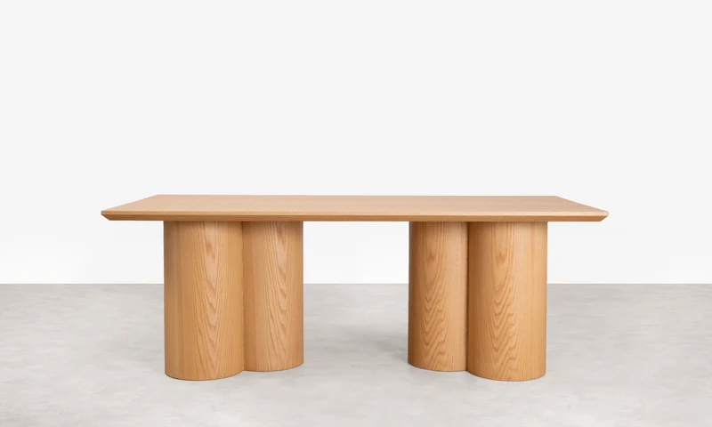 Mesa de Comedor Rectangular en Madera Agatha (210x100 cm)