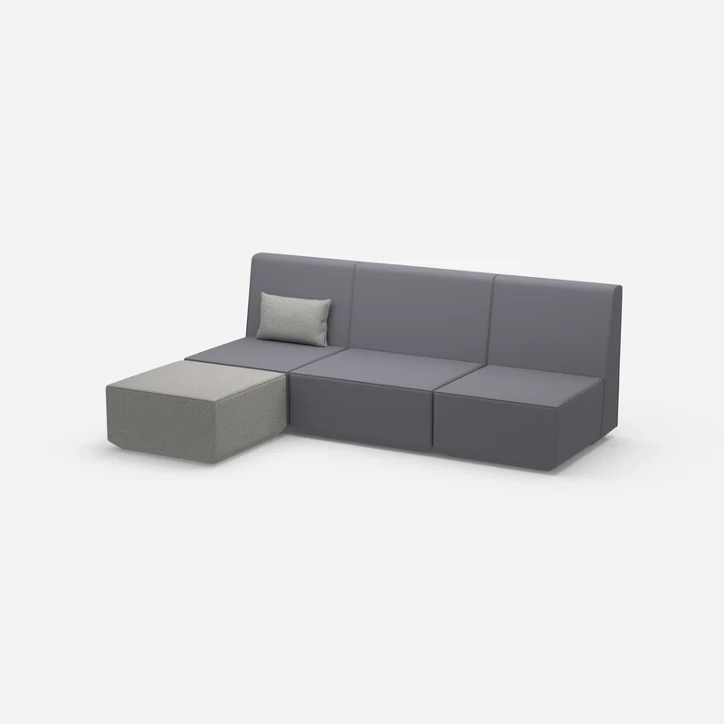3er Couch grau