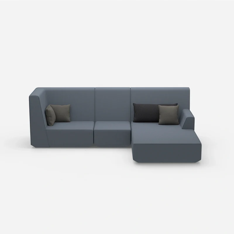 3 Personen Sofa mit Ottomane