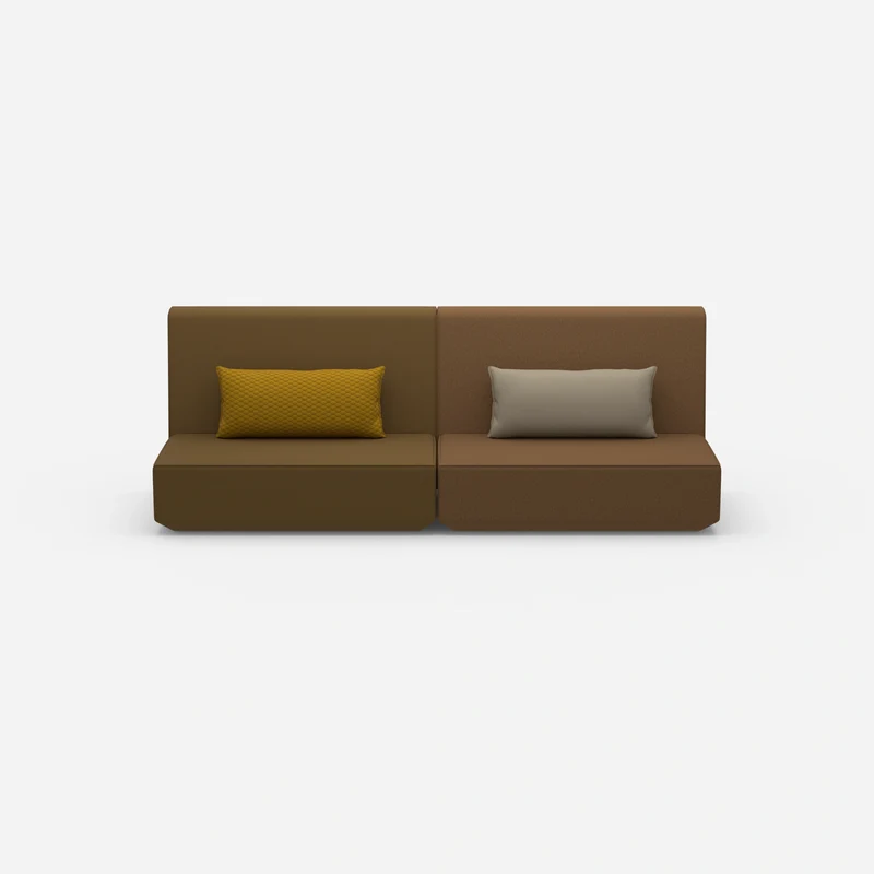Sofa 3 Sitzer braun