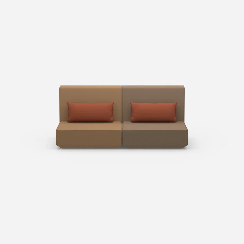 3 Personen Sofa braun