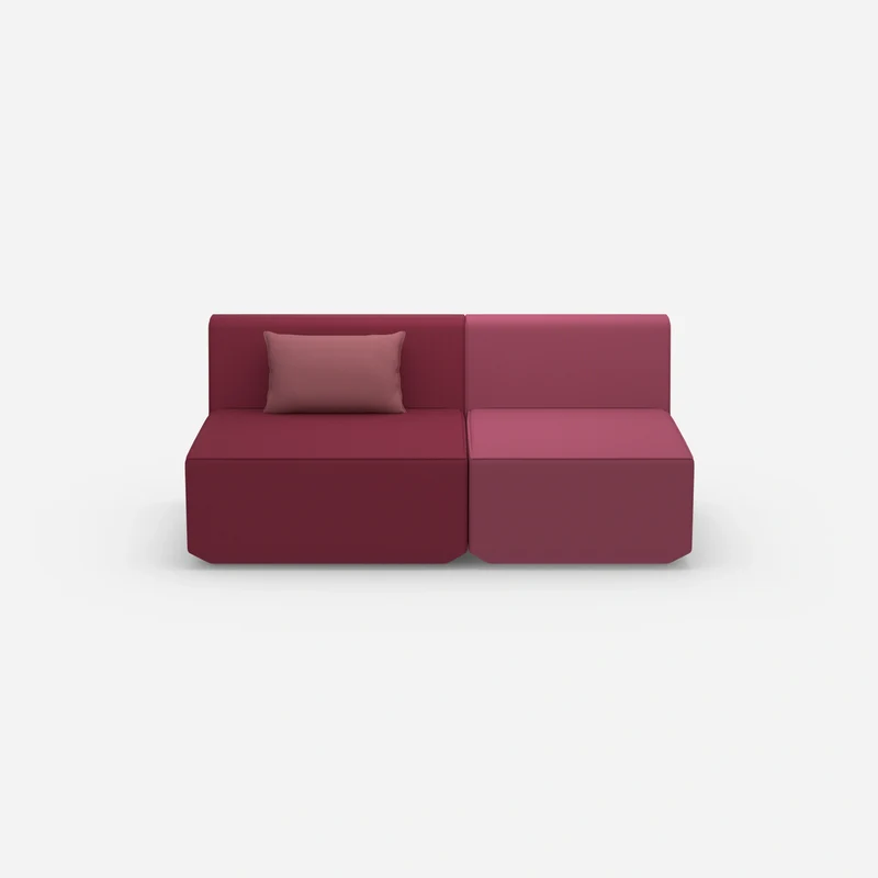 2 Sitzer rosa