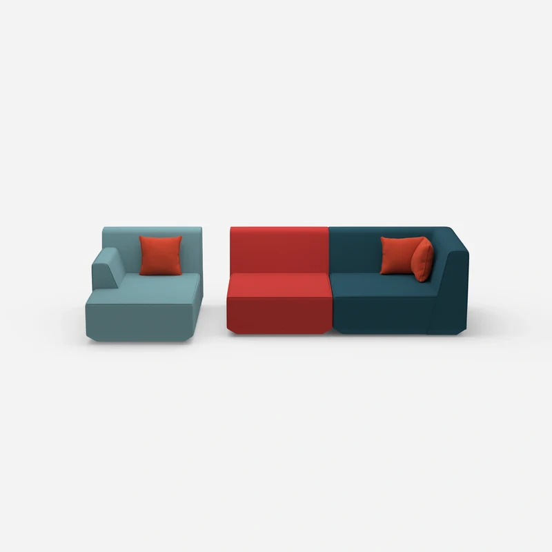 Couch 2 Sitzer mit Ottomane