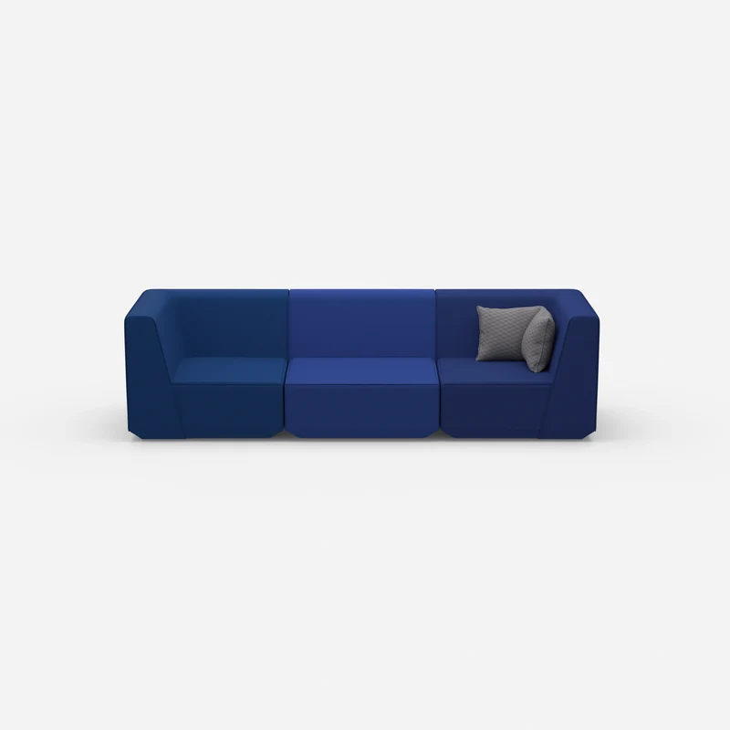 Modulares Sofa in Blau
