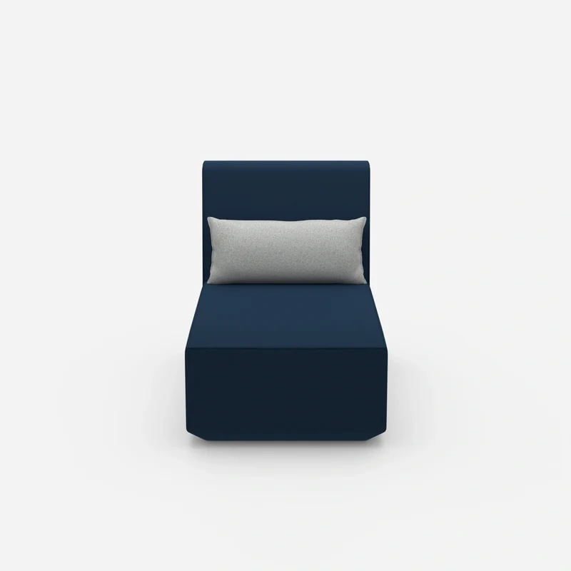 Moderner Longseat Sessel mit hoher Rückenlehne