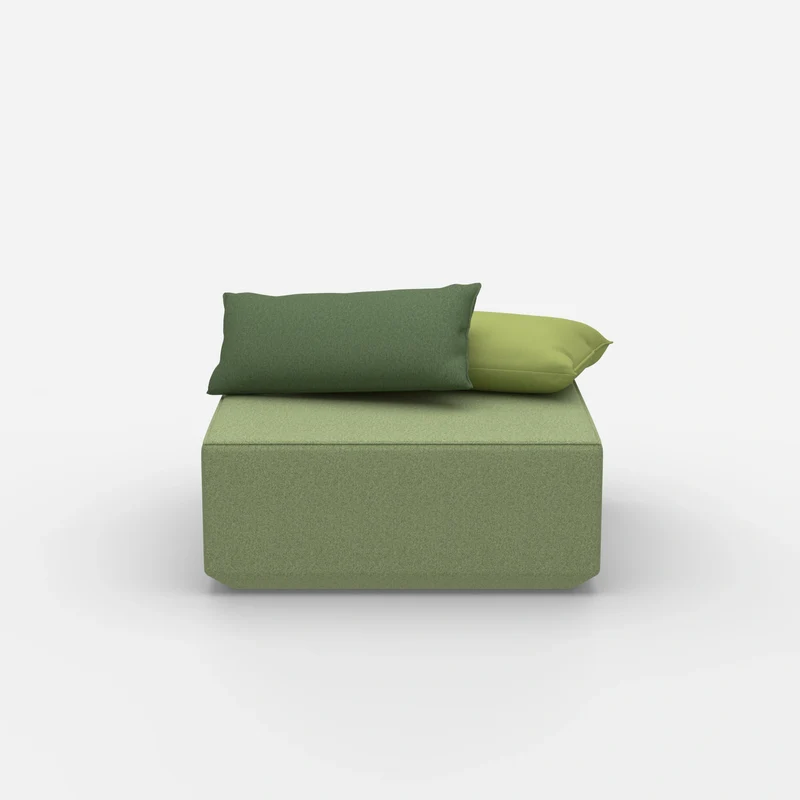 Moderner Pouf viereckig