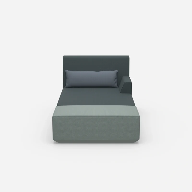 Moderne Recamiere zum Schlafen 120 cm breit