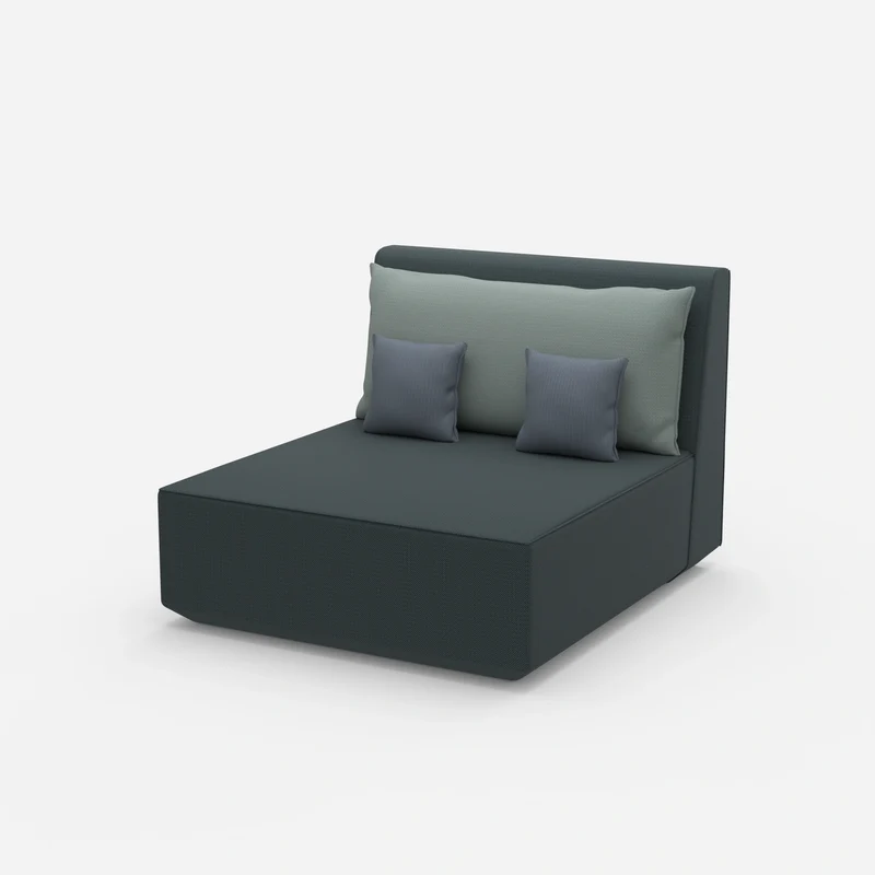 Doppelrecamiere 120 cm breit