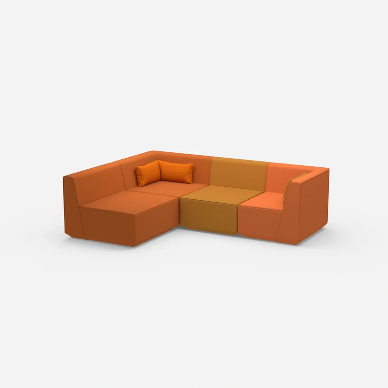 Sofaecke orange