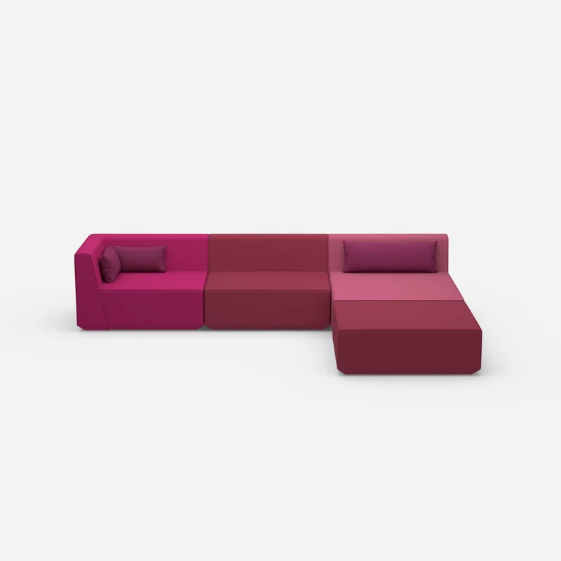 Modulares Ecksofa groß zum Schlafen