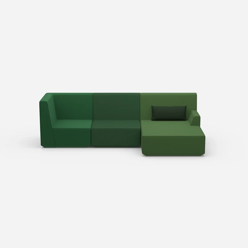 Modernes breites Ecksofa