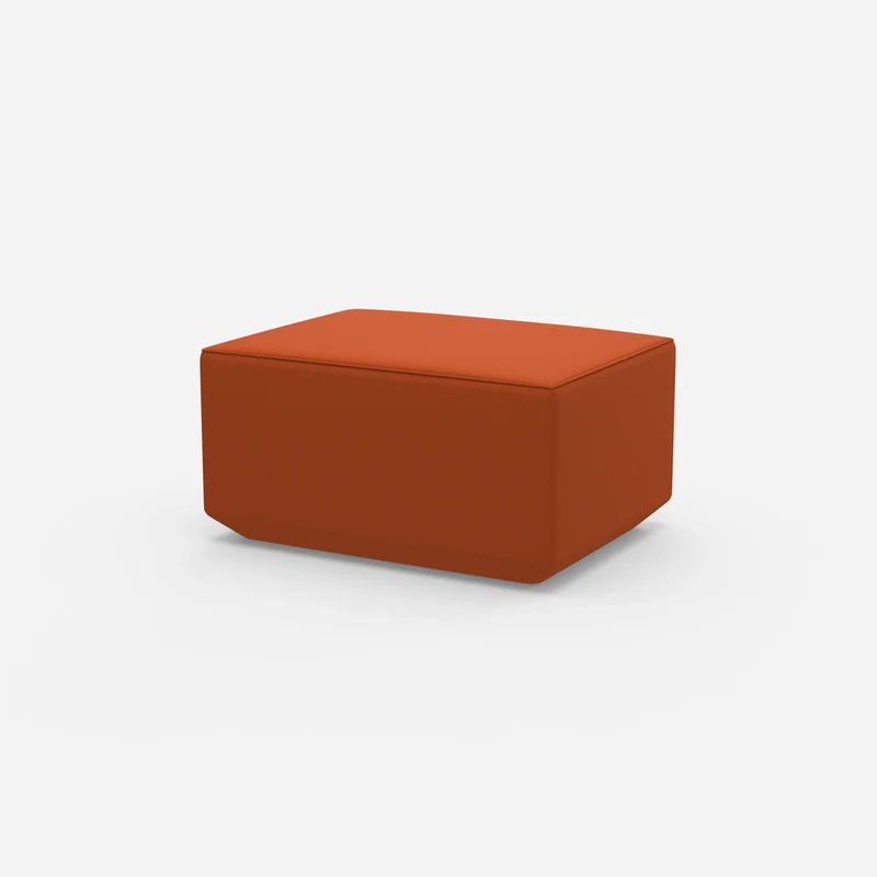 Sitzpouf in Orange