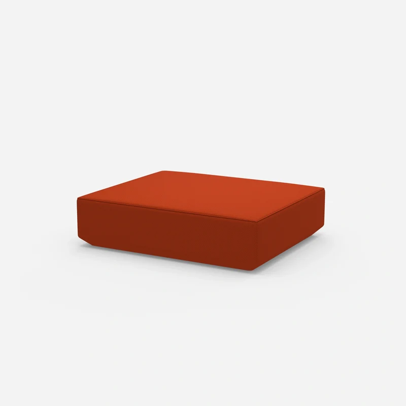 Roter Pouf