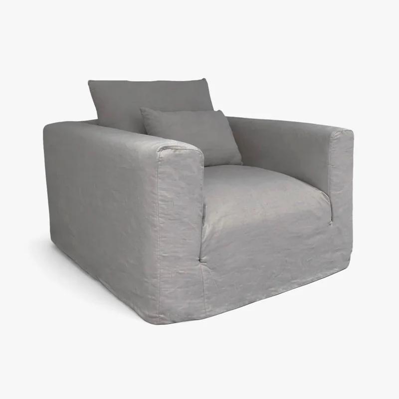 Ibiza Linen Single Sofa