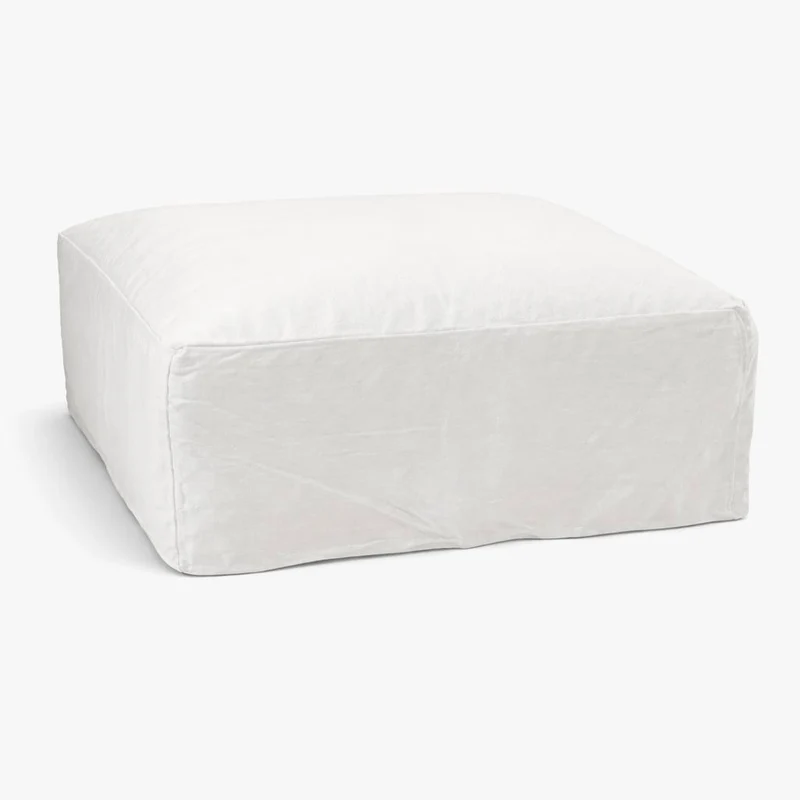 Ibiza Linen Pouf