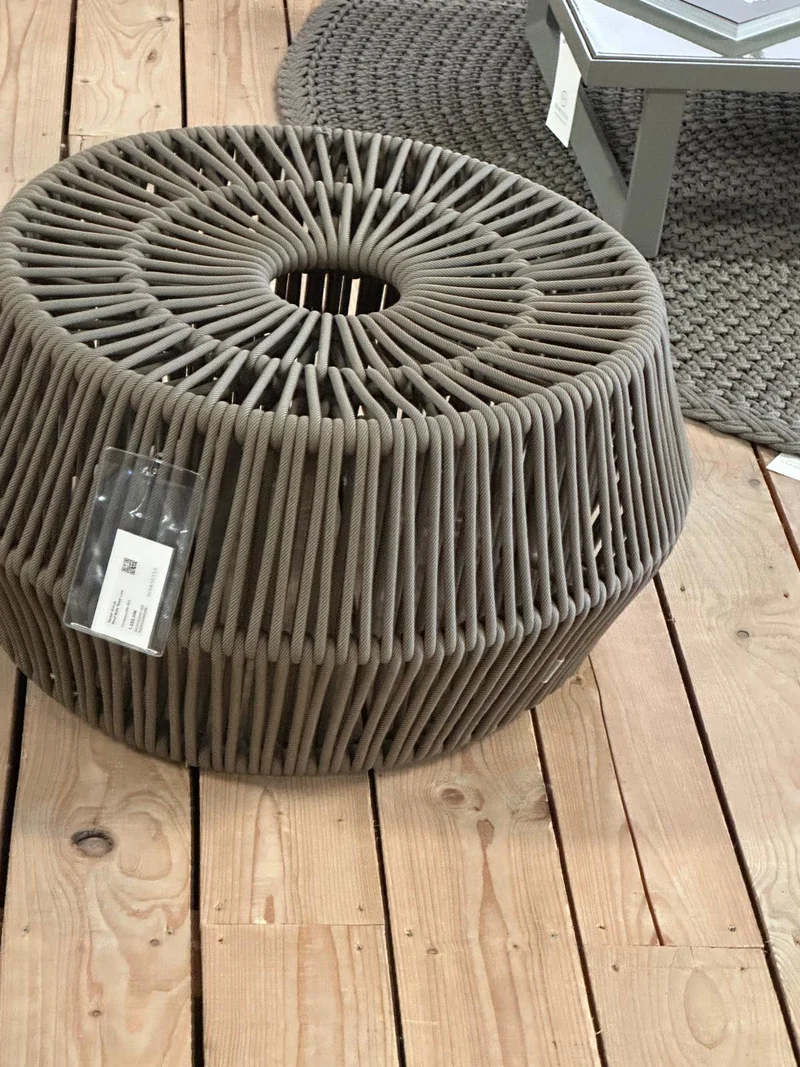 EXPO Kettal BELA ROPE Low Gartenhocker