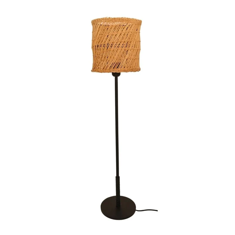 Shezad Table Lamp | Natural/Black 22x84cm