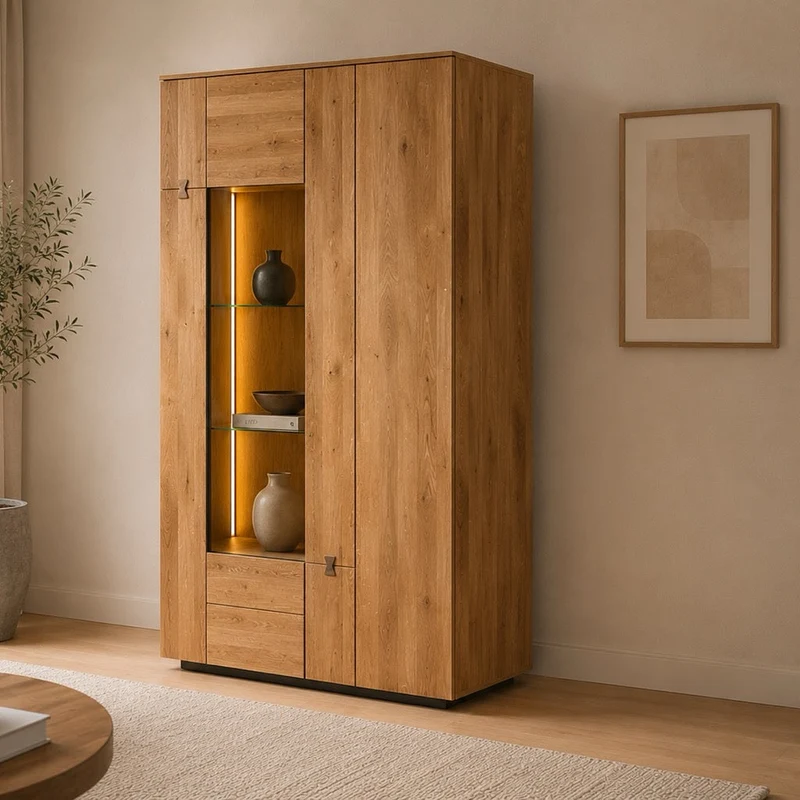 Vitrine aus Eichenholz MINURA 15 | LoftStory