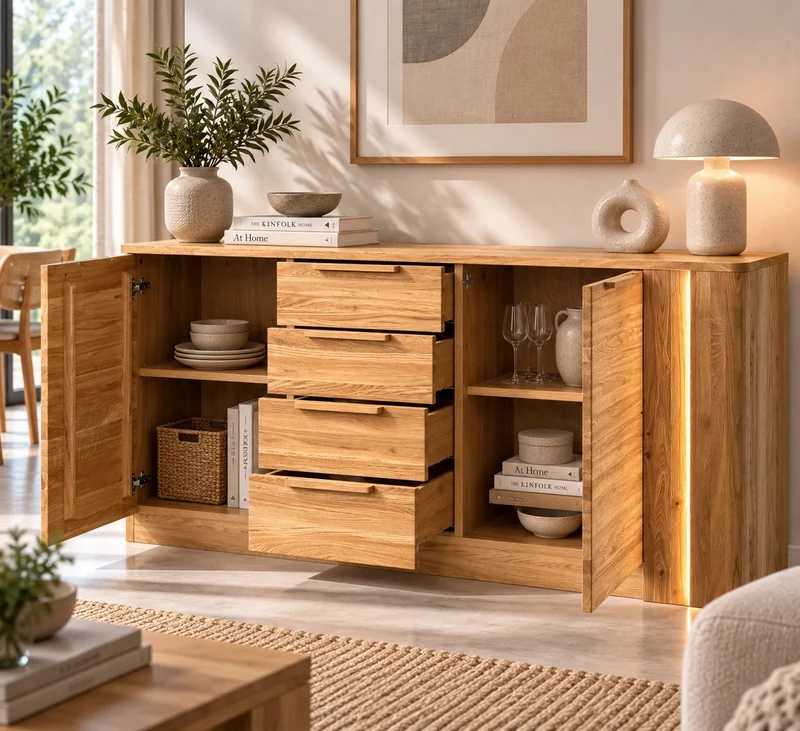 Kommode aus Eichenholz LONDRES 46 | LoftStory
