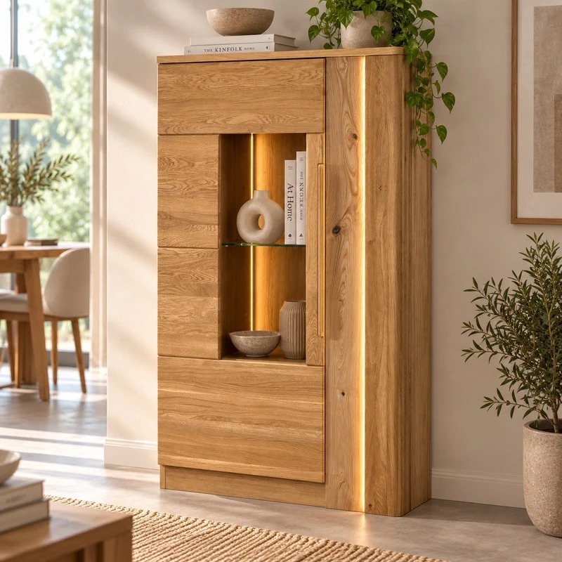 Vitrine aus Eichenholz LONDRES 15 | LoftStory