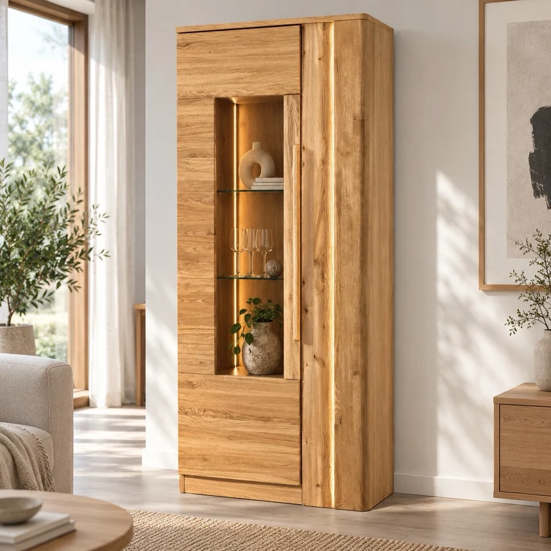 Vitrine aus Eichenholz LONDRES 12 | LoftStory