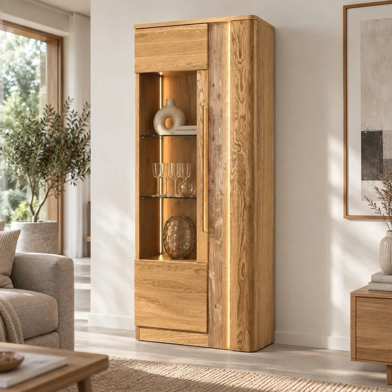 Vitrine aus Eichenholz LONDRES 10 | LoftStory