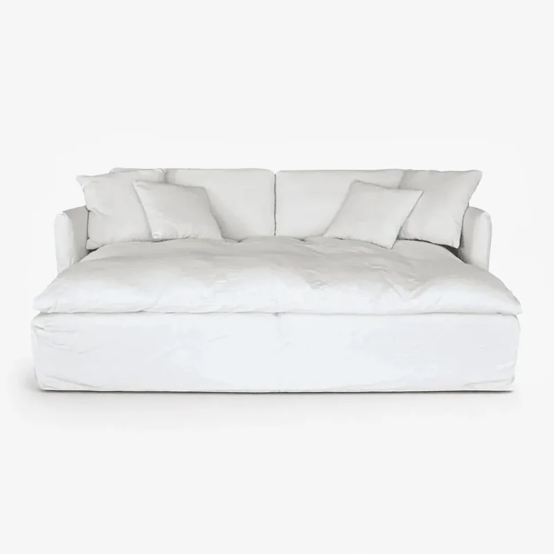 Tarifa Linen Lounge Sofa | 240x190x80cm