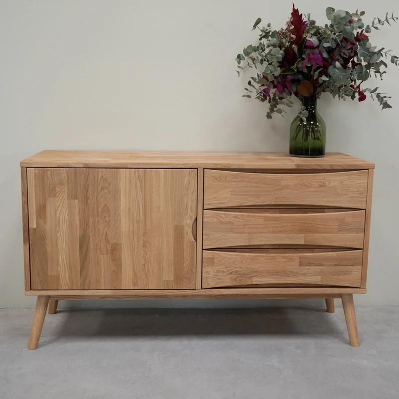 Eichenholz-Sideboard MALMO 1 | NordicStory