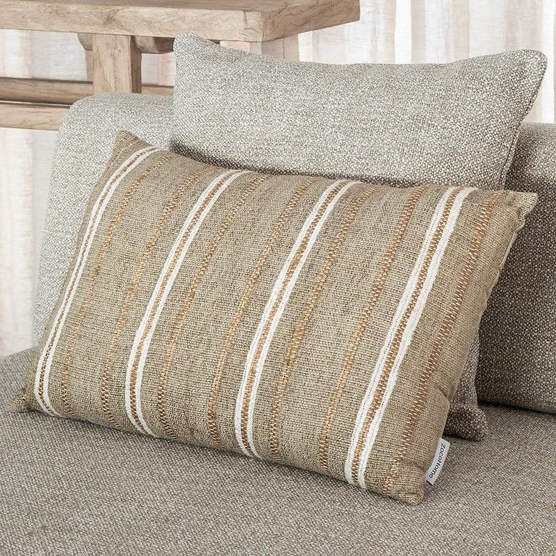 Amaira Rectangular Cushion Vertical Stripes | 60x40cm