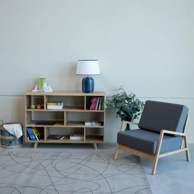 Bücherregal aus Massivholz SWEDEN | NordicStory