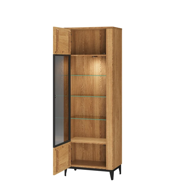 Vitrine aus Eichenholz OPORTO 10 | LoftStory