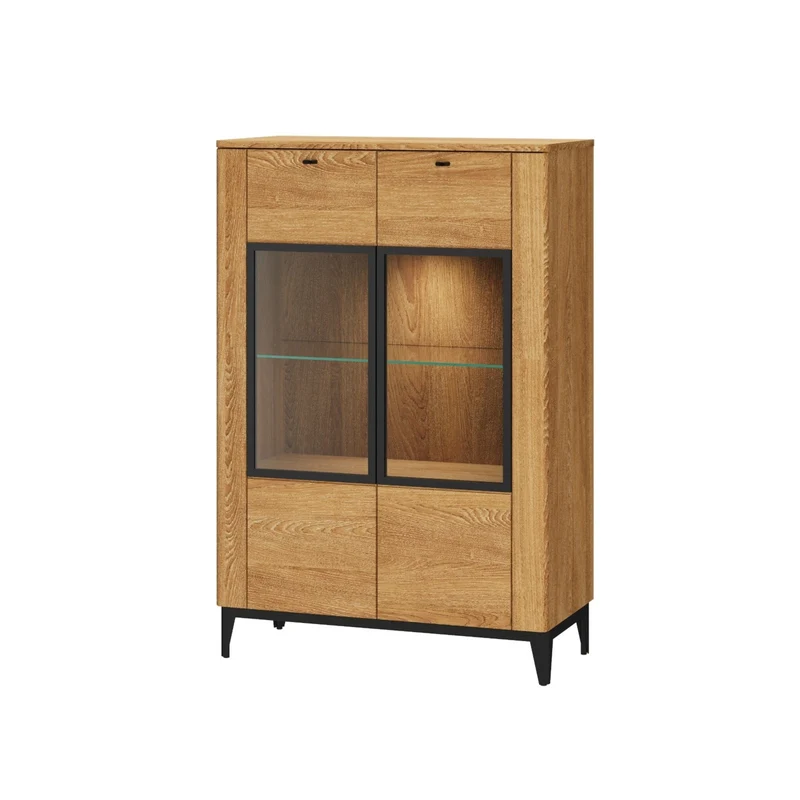 Vitrine aus Eichenholz OPORTO 15 | LoftStory