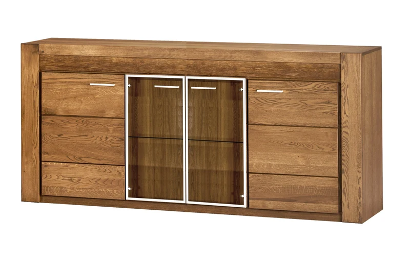 Sideboard aus rustikalem Eichenholz VELVET 49 | LoftStory