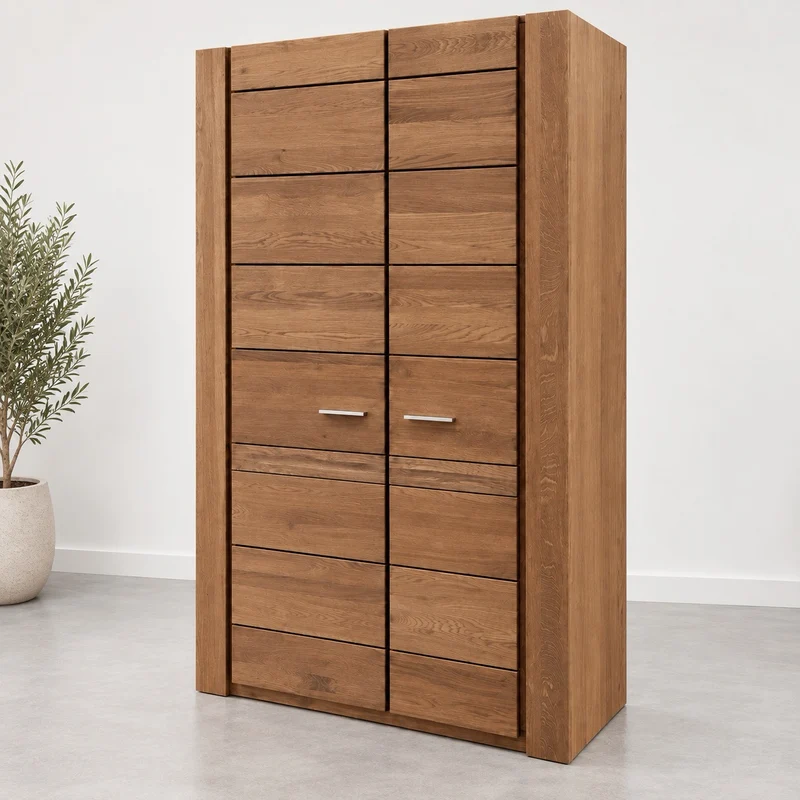 Schrank aus rustikalem Eichenholz VELVET 70 | LoftStory