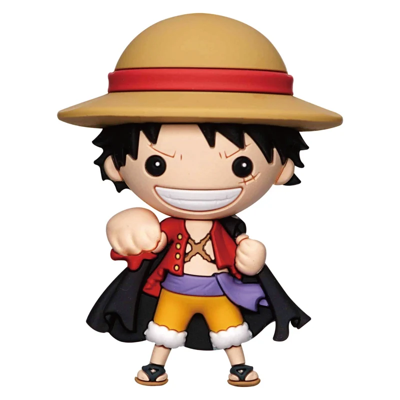 One Piece 3D Schaumstoff-Magnet Luffy with Cape