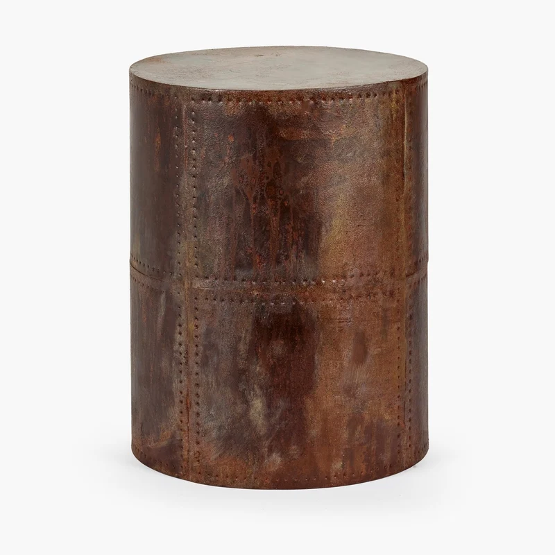 Serax Side Table Metal Round Pawn (Medium) - Second Chance