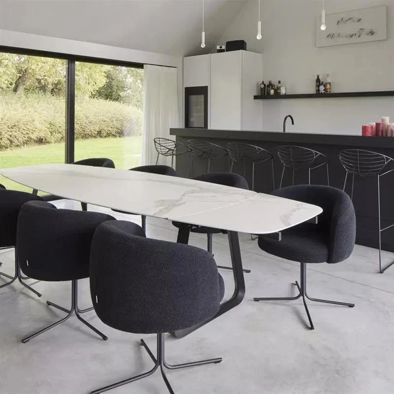 Ausziehtisch CURVE FAUX ELYPS