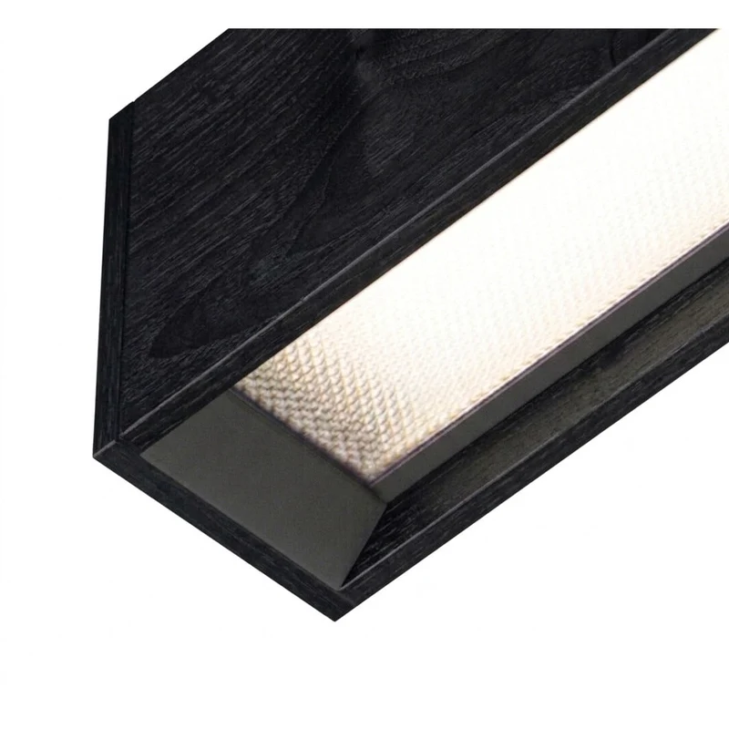 Tunto L 120 - 880 mm - Black stained Oak Pendant