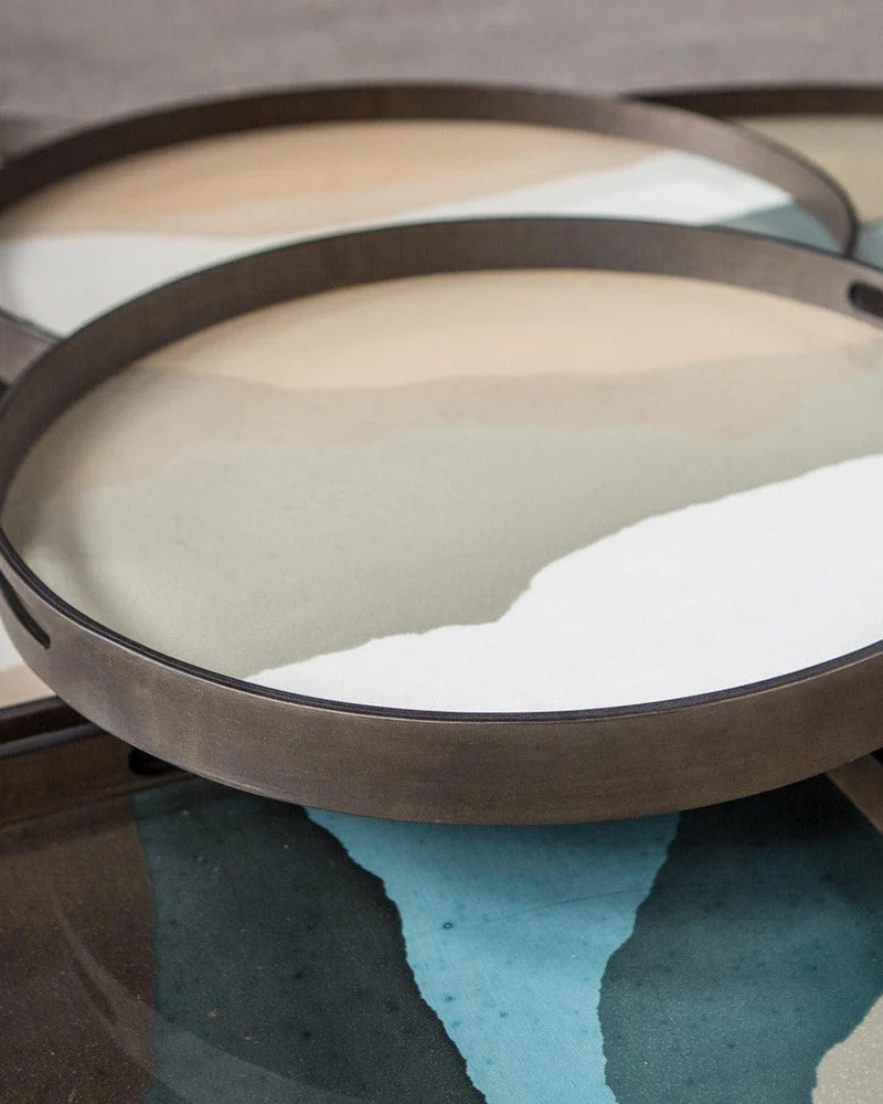 Tablett WABI SABI SAND Rund - Ø48