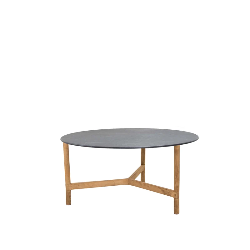 Couchtisch TWIST Teak ø73
