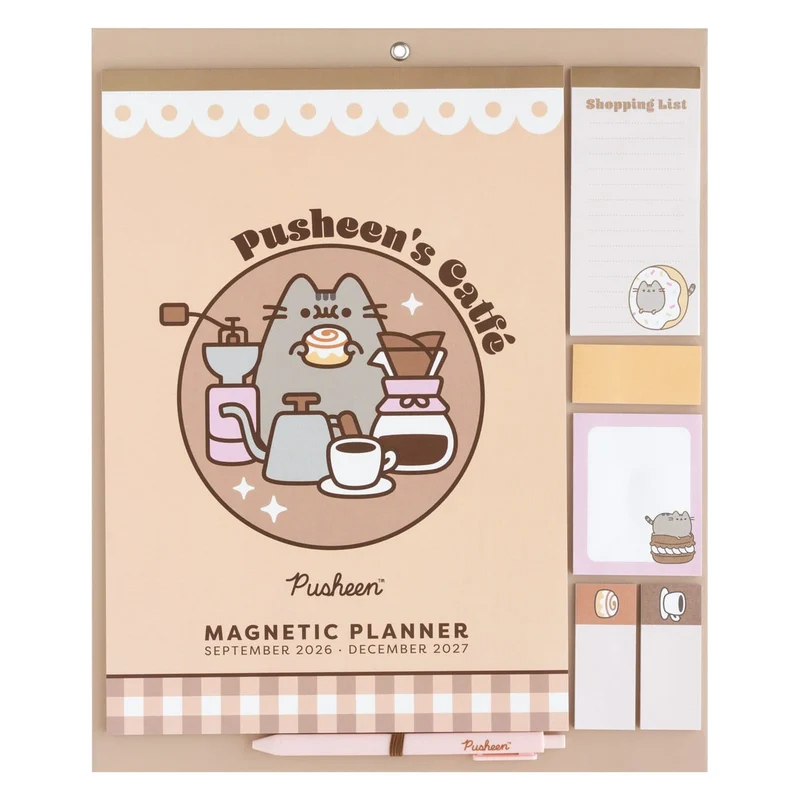 Pusheen magnetischer Planer 2026/27 30 x 35 cm