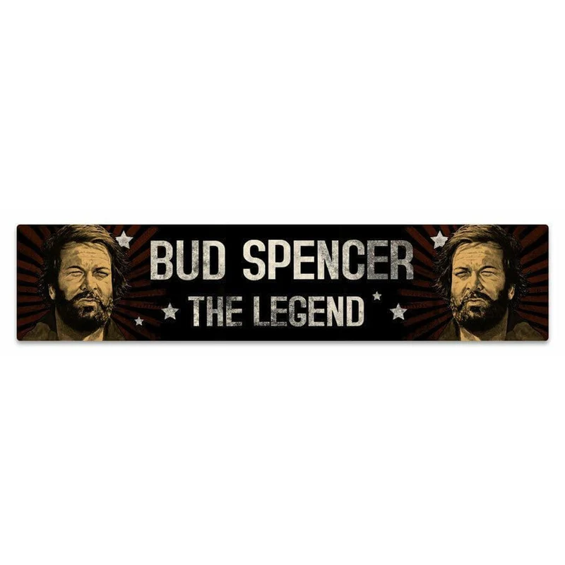Bud Spencer Blechschild mit Magnet The Legend 16 x 3,5 cm