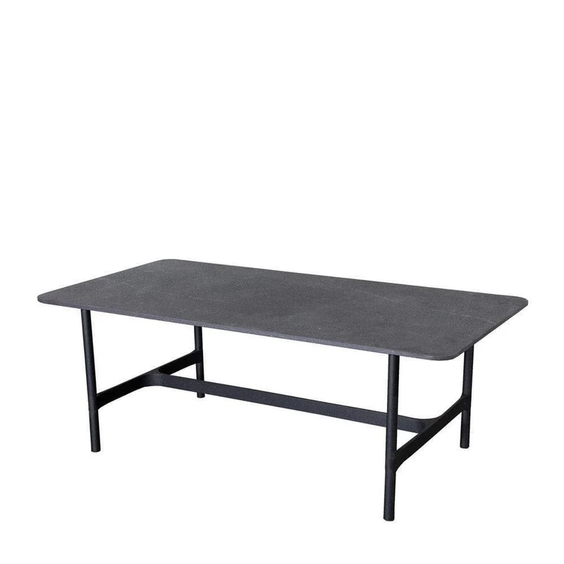 Couchtisch TWIST Lavagrau - 93x53
