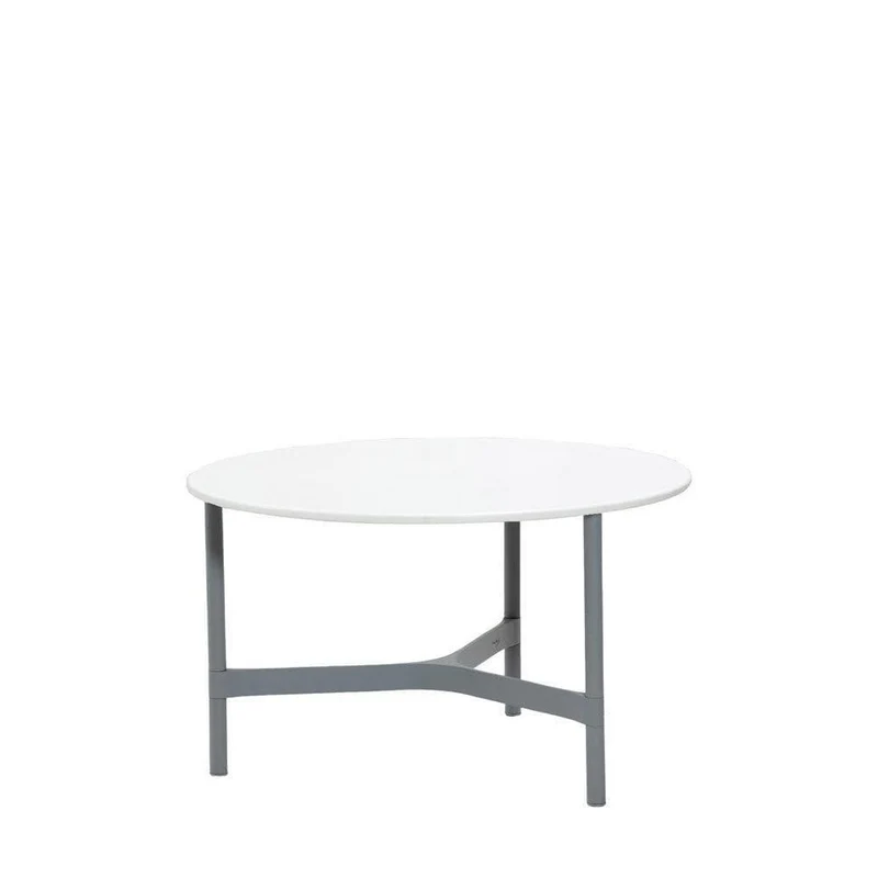 Couchtisch TWIST Hellgrau - ø56