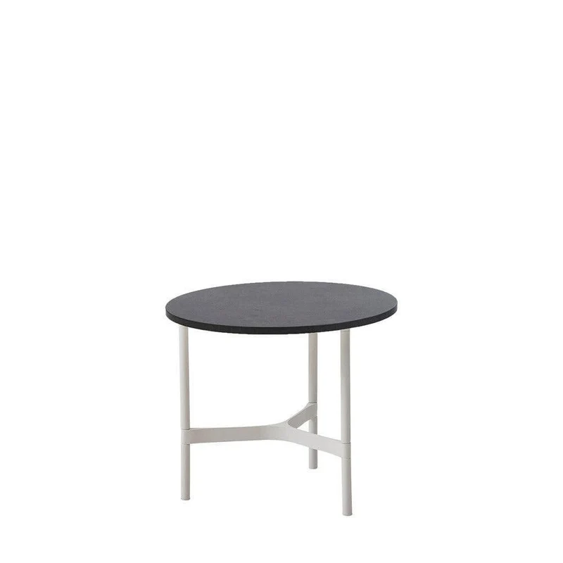 Couchtisch TWIST Weiß ø35