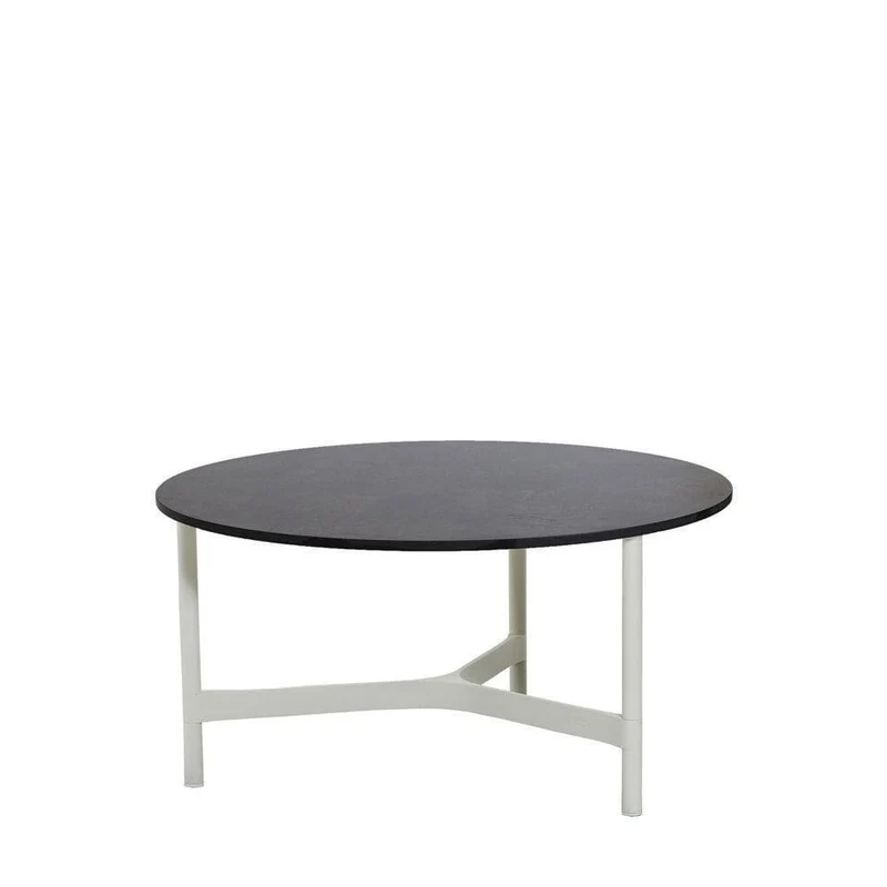Couchtisch TWIST Weiß ø73