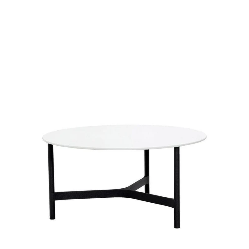 Couchtisch TWIST Lavagrau- ø73