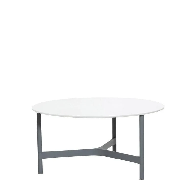 Couchtisch TWIST Hellgrau - ø73